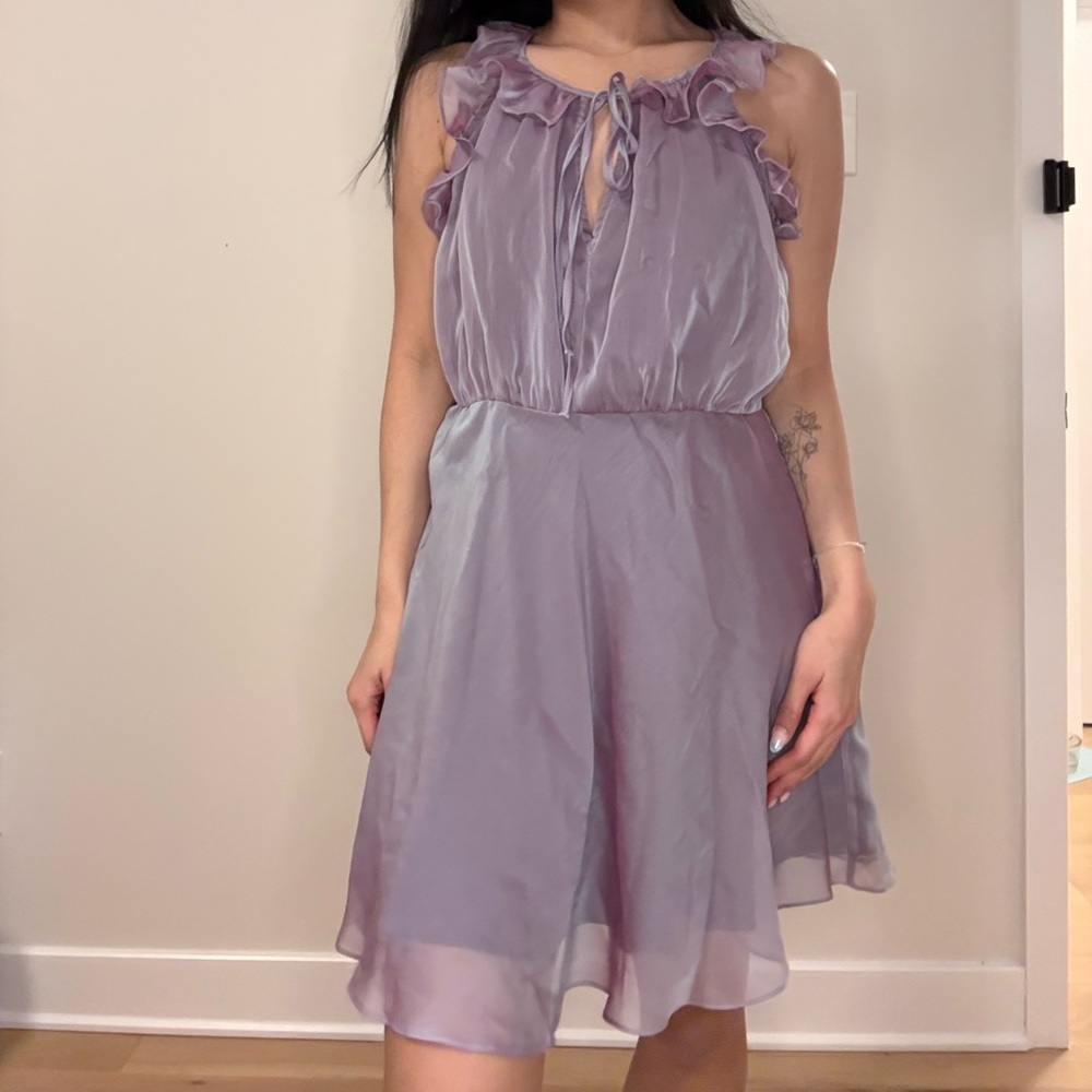 Kimchi Blue Lavender Ruffle Dress - Picture 2 of 2